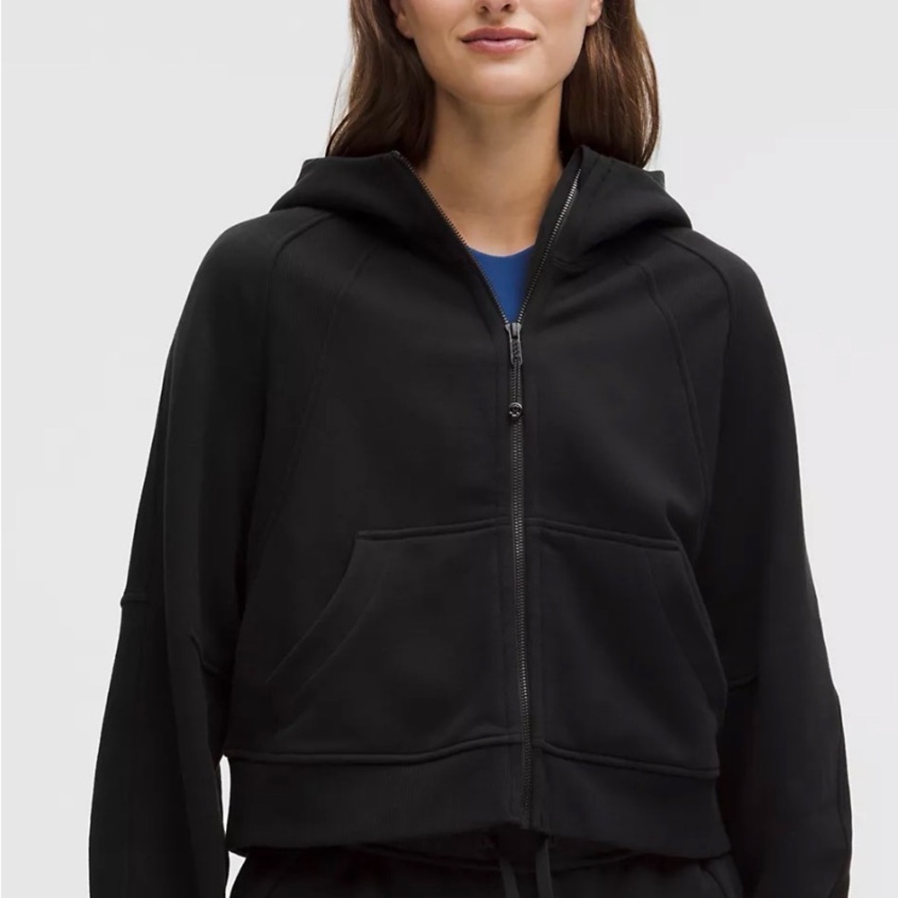 Lululemon Black Scuba Oversized Full-Zip Hoodie